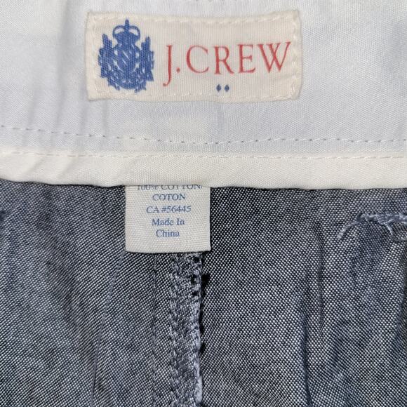 NWT J. Crew Factory 9" Gramercy Chino Shorts Mini Dots Men 34 Gray Blue Preppy - Picture 6 of 8